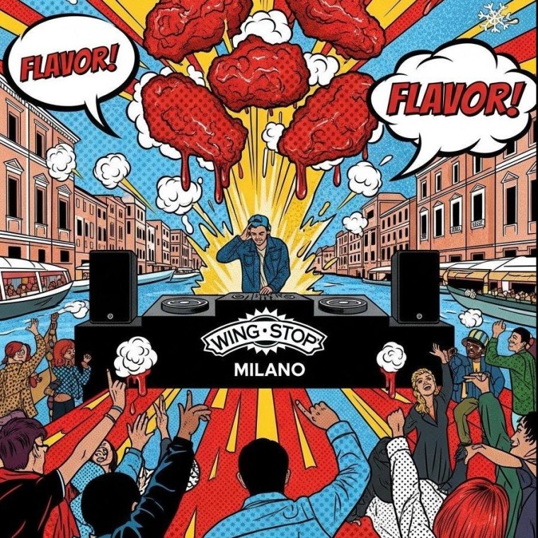 Community-event voor Wingstop in Milaan