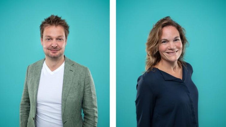 David van Dam en Rebecca Meijers