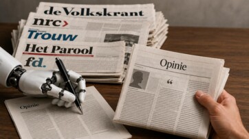 Eén op de vijf opiniestukken in de krant blijkt geschreven door AI
