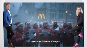 Chapeau, hulde en applaus voor het fraaie staaltje omdenken van McDonald's in nieuwe kerstcampagne