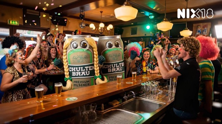 Aldi lanceert carnavalskraker 'Schültenbrau, ik hou van jou'