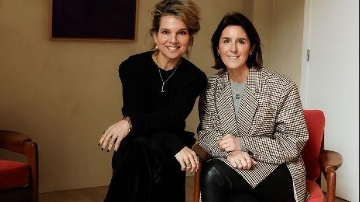 Kiki Hirschfeldt (l) en Marine Verdussen