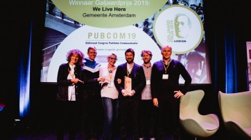 Project 'We Live Here' van Amsterdamse Wallen beste publieke communicatie 2019