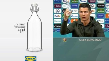 Ikea haakt in op Ronaldo met een message in a bottle