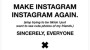 Trending deze week: Make Instagram, Instagram again!