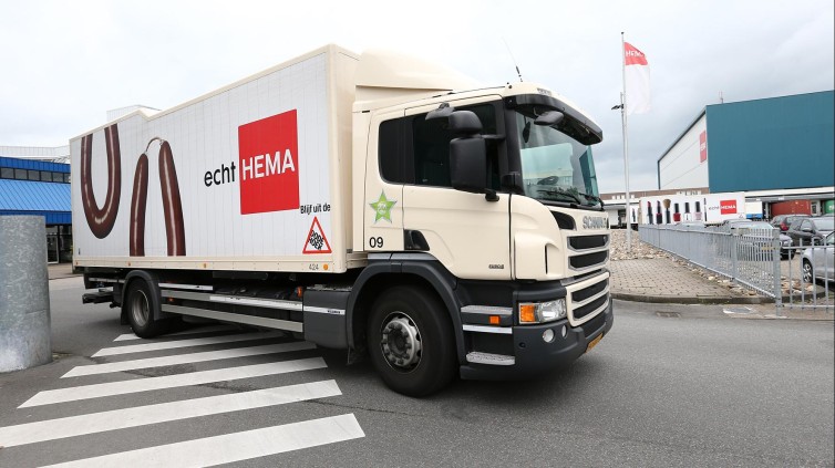 Hema vrachtwagen