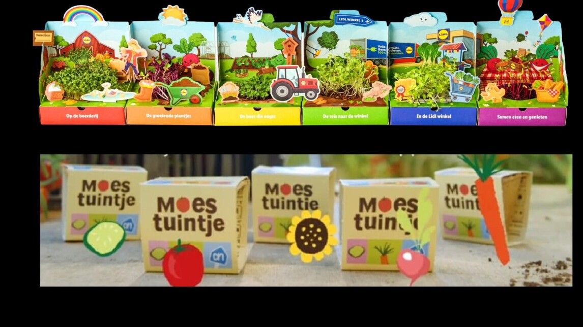 Boven de Lidl Tuinjes, onder de Moestuintjes van AH.