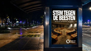 Publiek kiest ‘Stem tegen de beesten’ tot Beste Verkiezingsposter van Nederland