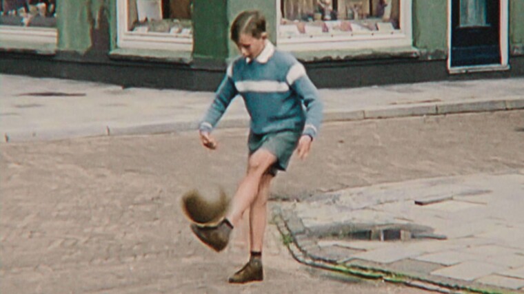 Johan Cruyff als straatvoetballer