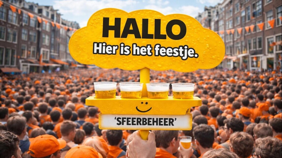 De Jumbo Totem is speciaal gemaakt voor Koningsdag