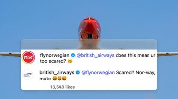 Norwegian daagt British Airways uit voor WK-weddenschap en moet op blaren zitten