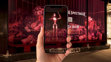 Warenhuis Harrods brengt etalages tot leven via AR