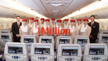 Emirates eerste luchtvaartmaatschappij met 1 miljoen Instagram volgers