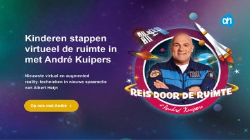 Ruimtevaartplaatjes verzamelen met VR/AR-spaaractie van Albert Heijn en André Kuipers