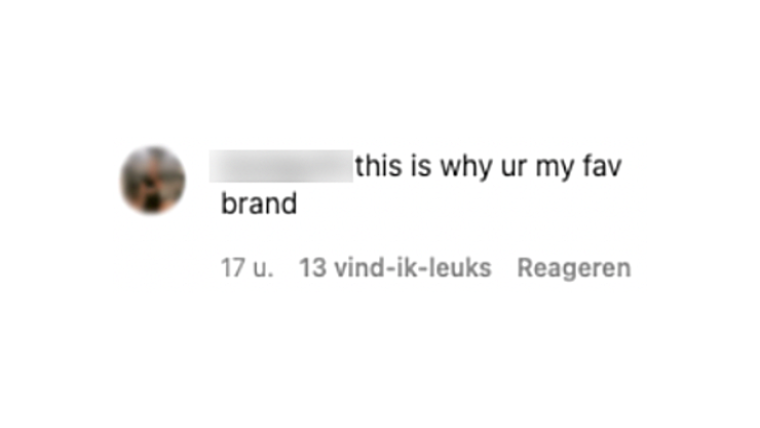 This is why ur my fav brand