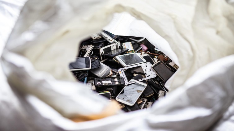 telefoons voor recycling