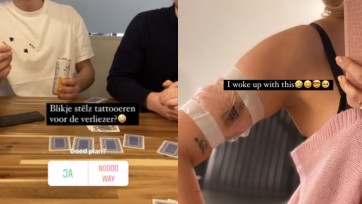 Viral van de week - Monica Geuze zet een tattoo