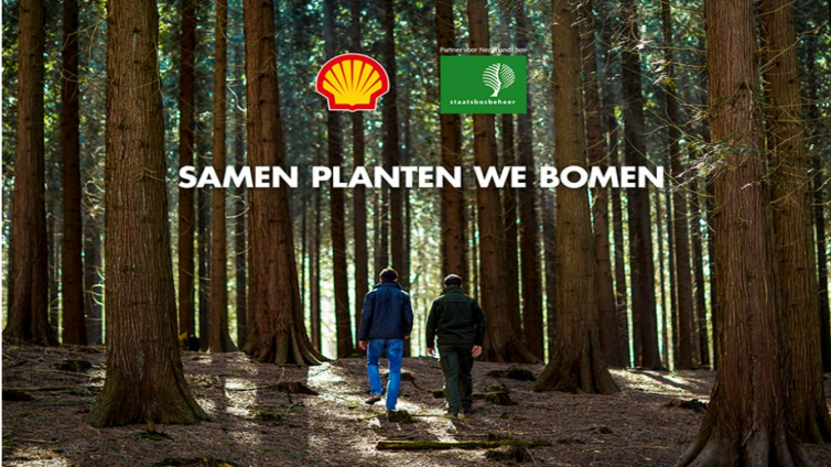 Veelbekritiseerde campagne van Shell en Staatsbosbeheer