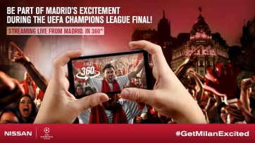 Nissan brengt emoties fans in 360 graden live stream Champions League finale