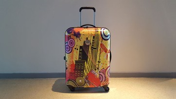 Ready to take off! Suitcase to inspiration