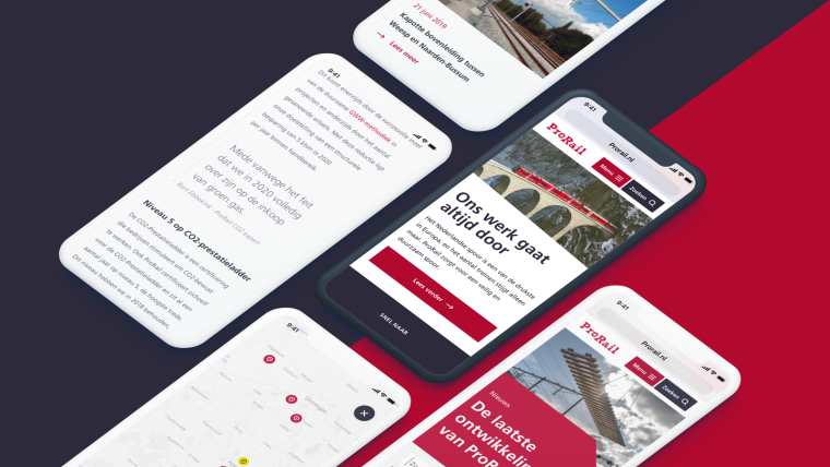 Mobiele toegankelijkheid website Prorail