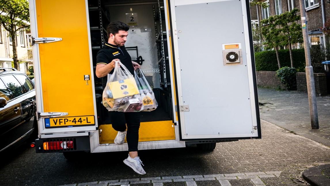 16% van de mensen die hun boodschappen online gingen bestellen, willen dat blijven doen