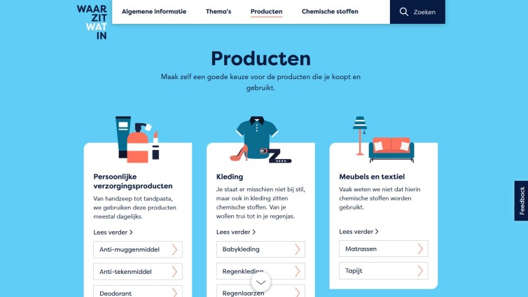 'Maak zelf een goede keuze voor de producten die je koopt en gebruikt'