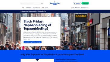 Onderzoek Consumentenbond: 'Slechte deals en nepdeals Black Friday'