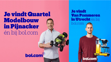 Bol.com richt zich met nieuwe campagne op 'stenen' winkeliers