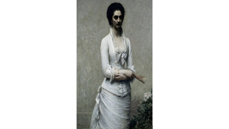 Portret van Eva Callimaki-Catargi van Henri Fantin-Latour