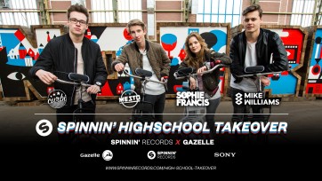 High School Takeover: Gazelle op de hippe toer in samenwerking met Spinnin' Records