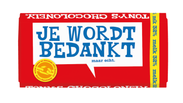 Tony Chocolonely maakt repen met een boodschap