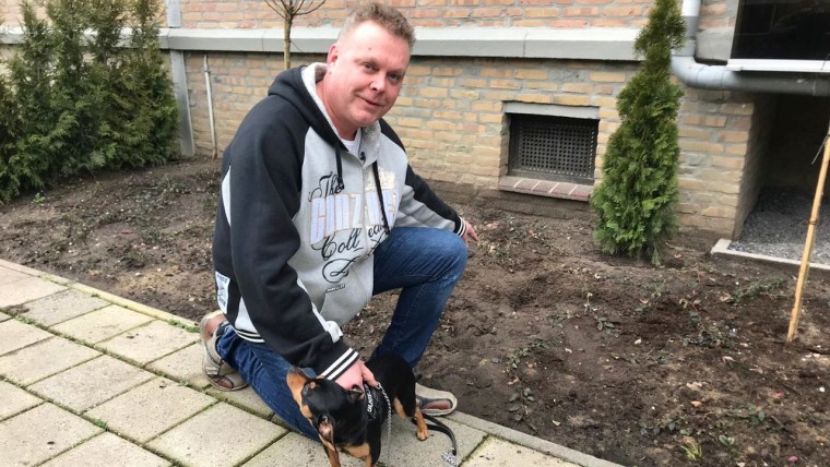 De Limburgse granaatligger Xavier en zijn hond Spikey