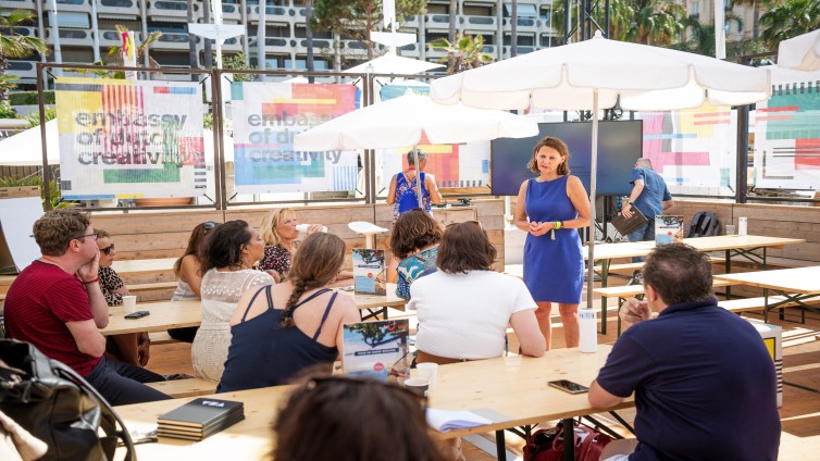 Kennissessie tijdens Embassy of Dutch Creativity, Cannes 2019