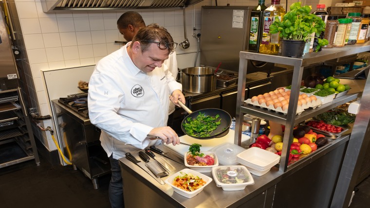 De keuken van Allerhande Kookt in Amsterdam-West